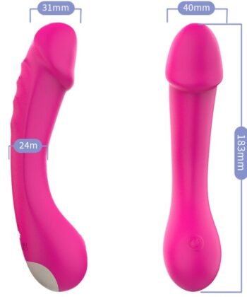 ARMONY - VIBRADOR DILDO G-SPOT SILICONE FÚCSIA - Image 2
