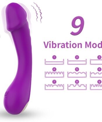 ARMONY - DILDO VIBRADOR G-SPOT SILICONE ROXO
