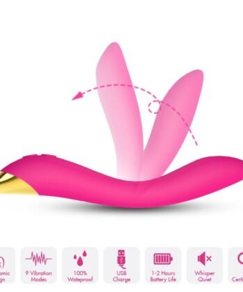 ARMONY - FLAMINGO VIBRADOR MULTPOSIÇÃO FÚCSIA