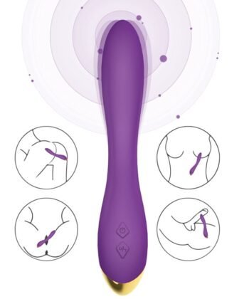 ARMONY - FLAMINGO VIBRADOR MULTIPOSIÇÃO ROXO - Imagem 2