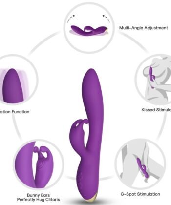 ARMONY - BONNIE VIBRADOR COELHO ROXO - Imagem 3