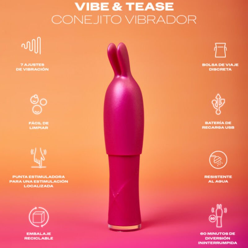 DUREX - TOY VIBRADOR VIBE & TEASE - Imagem 2