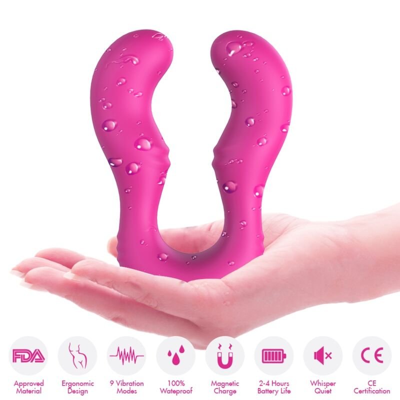 ARMONY - VIBRADOR SERAPH DUPLO CONTROLE REMOTO FÚCSIA - Image 3