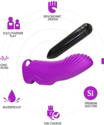 ARMONY - AURORA VIBRADOR DEDO ROXO - Imagem 3