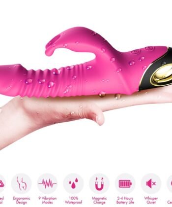 ARMONY - ZING DILDO VIBRADOR COELHO FÚCSIA - Imagem 4