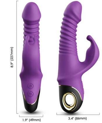 ARMONY - ZING DILDO VIBRADOR COELHO ROXO - Imagem 3