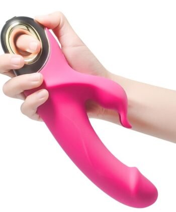 ARMONY - METEROR DILDO VIBRADOR COELHO ROTATOR FÚCSIA - Imagem 4