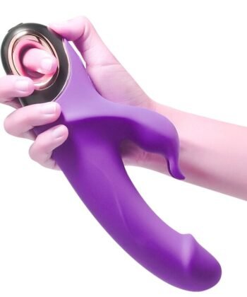 ARMONY - METEROR DILDO VIBRADOR COELHO ROXO - Imagem 4