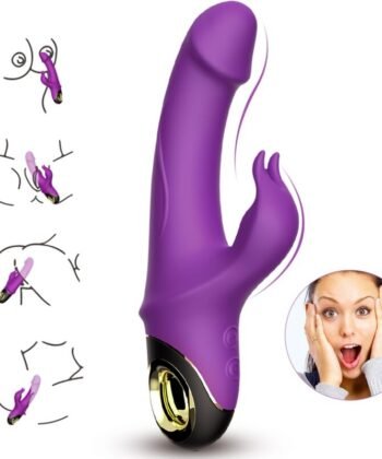 ARMONY - METEROR DILDO VIBRADOR COELHO ROXO - Imagem 3