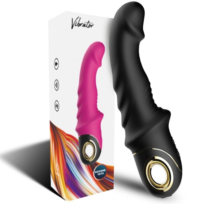 ARMONY - JOYBLADE DILDO VIBRADOR ROTATOR PRETO - Imagem 3