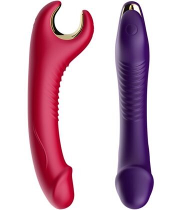 ARMONY - PRINCE DILDO VIBRADOR E ROTATOR VERMELHO - Imagem 4