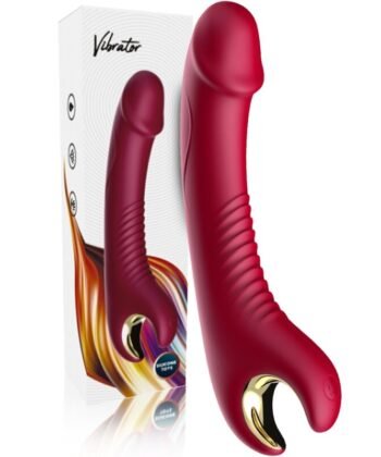ARMONY - PRINCE DILDO VIBRADOR E ROTATOR VERMELHO - Imagem 5