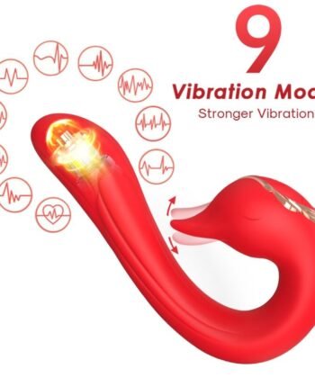 ARMONY - VIBRADOR DELFIN MULTIPOSIÇÃO E EFEITO DE CALOR VERMELHO