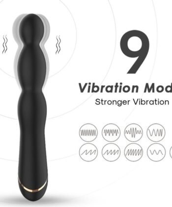 ARMONY - VIBRADOR BAMBU AJUSTÁVEL PRETO - Imagem 3