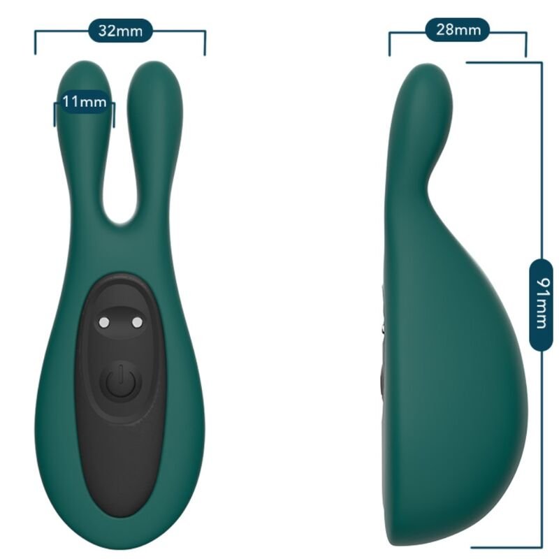 ARMONY - ESTIMULADOR E VIBRADOR COELHO VERDE - Imagem 3