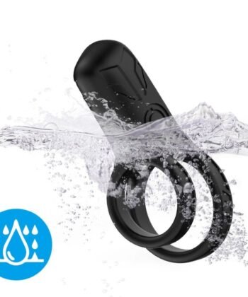 Visão alternativa de ARMONY - VIBRADOR DE ANEL DUPLO PRETO