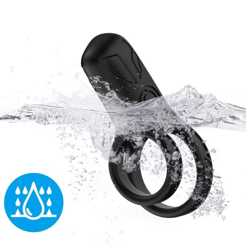 ARMONY - VIBRADOR DE ANEL DUPLO PRETO - Image 2