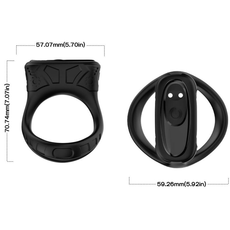 ARMONY - VIBRADOR DE ANEL E MULTPOSIÇÃO PRETO - Image 4