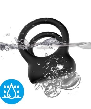 Visão alternativa de ARMONY - VIBRADOR DE ANEL DUPLO PRETO