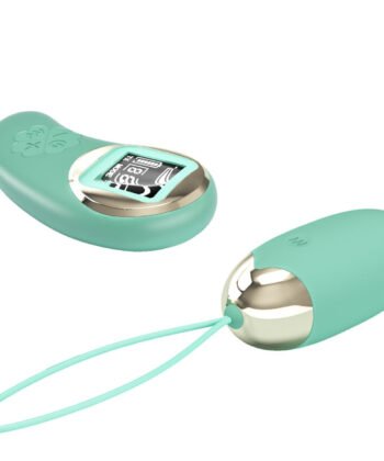 Visão alternativa de PRETTY LOVE - MINA DE OVOS VIBRANTES DE CONTROLE REMOTO VERDE