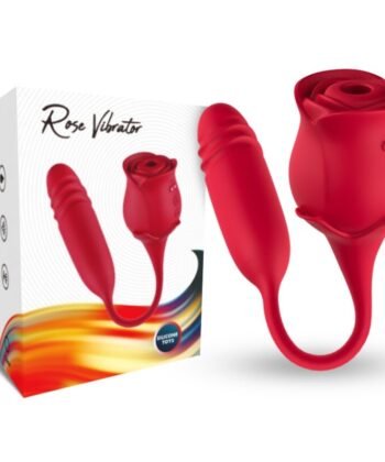 ARMONY - ROSEKNIGTH SUCKER DE CLITÓRIS E VIBRADOR VERMELHO