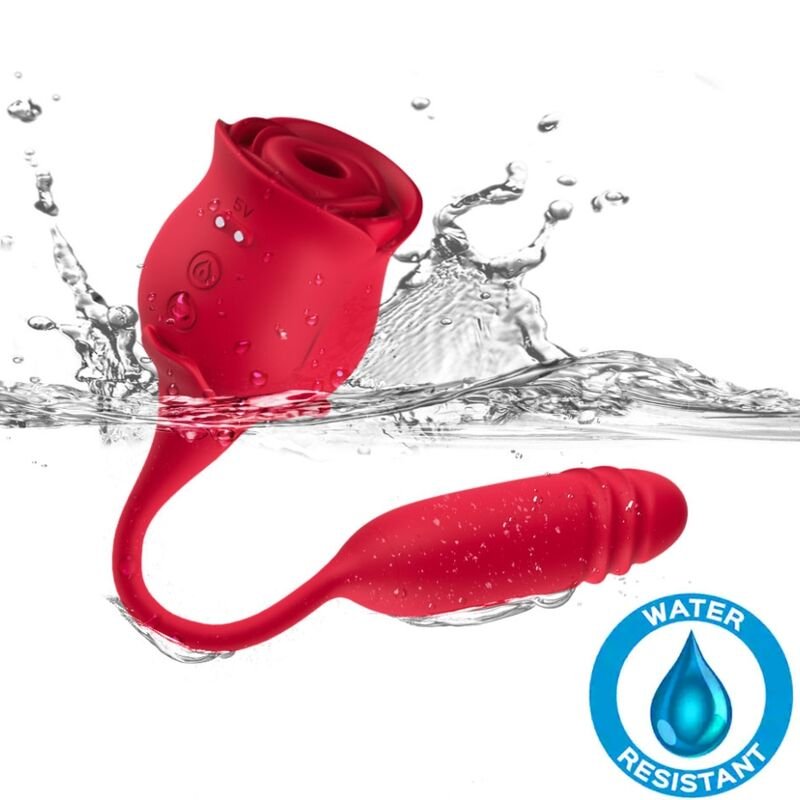 ARMONY - ROSEKNIGTH SUCKER DE CLITÓRIS E VIBRADOR VERMELHO - Image 3