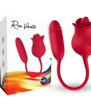 ARMONY - ROSELIP LICKING VIBRANDO CLITÓRIO E VIBRADOR VERMELHO