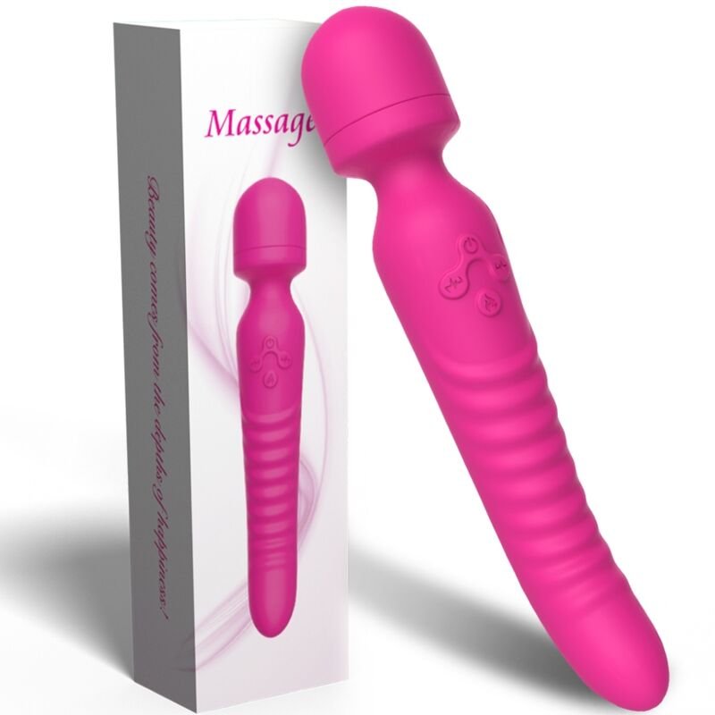ARMONY - MASSAGER MISSÃO E VIBRADOR EFEITO DE CALOR FÚCSIA - Imagem 4