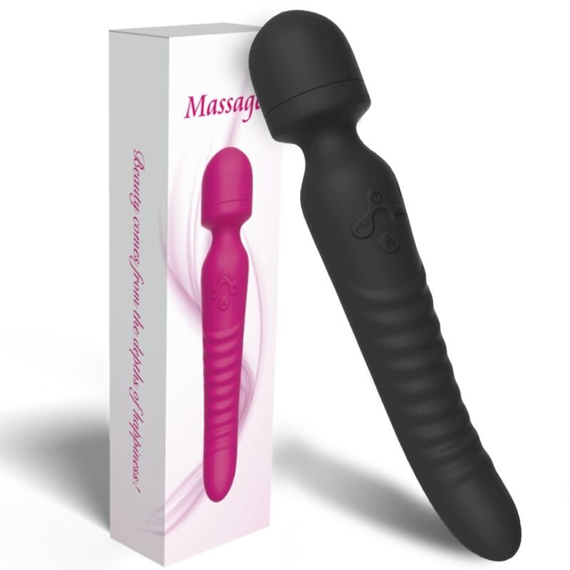 ARMONY - MASSAGER MISSION E VIBRADOR EFEITO DE CALOR PRETO - Imagem 4