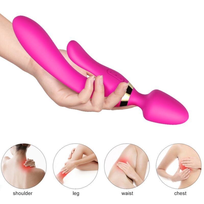 ARMONY - MASSAGER E VIBRADOR COELHO FÚCSIA - Imagem 2