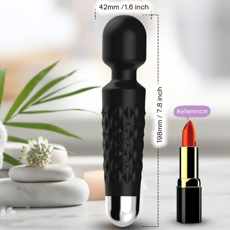 ARMONY - MASSAGER E VIBRADOR POSTMAN CABEÇA SUPER FLEXÍVEL PRETA - Image 3