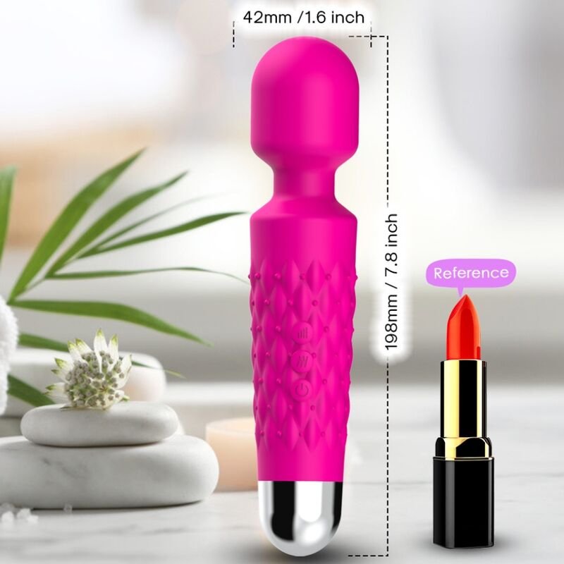 ARMONY - MASSAGER POSTMAN E VIBRADOR CABEÇA SUPER FLEXÍVEL FÚCSIA - Image 4