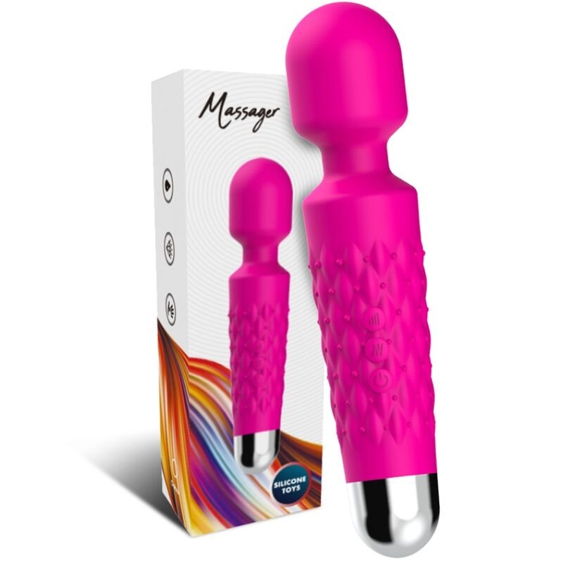 ARMONY - MASSAGER POSTMAN E VIBRADOR CABEÇA SUPER FLEXÍVEL FÚCSIA - Image 2