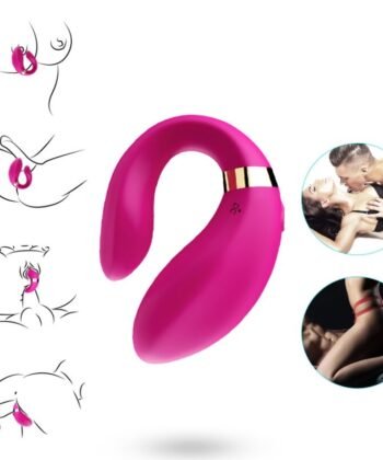 Visão alternativa de ARMONY - VIBRADOR CRESCENTE PARA CASAIS CONTROLE REMOTO FÚCSIA
