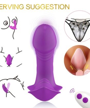 ARMONY - VIBRADOR DE APITO CONTROLE REMOTO INTRODUZÍVEL ROXO