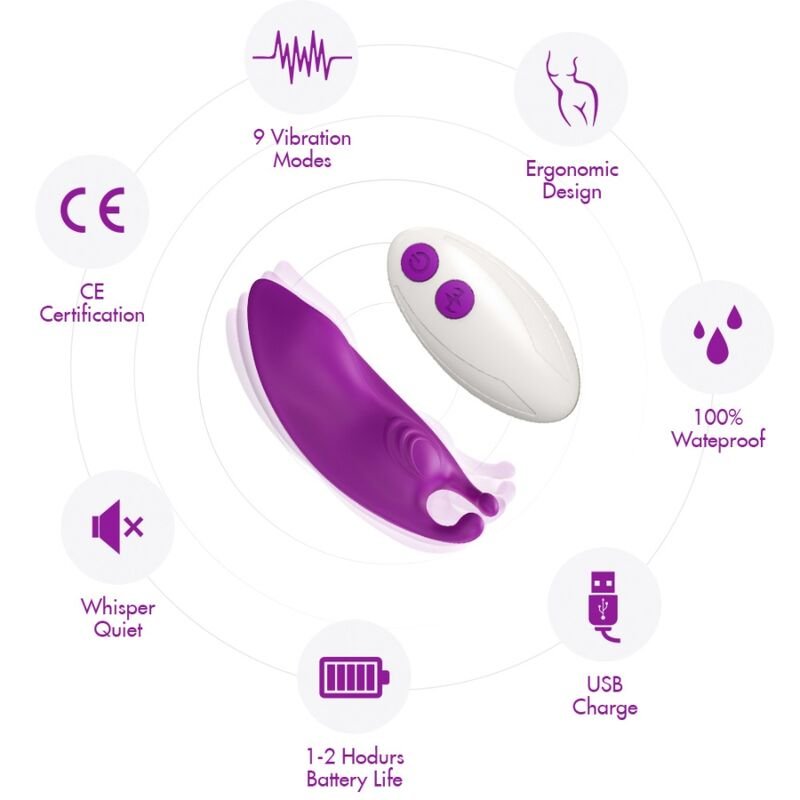 ARMONY - MEL BEE WEARABLE CALÇAS VIBRADOR G-SPOT CONTROLE REMOTO FÚCSIA - Imagem 3