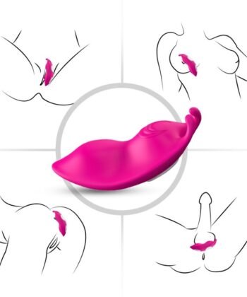 Visão alternativa de ARMONY - HONEYBEE WEARABLE CALÇAS VIBRADOR G-SPOT FÚCSIA - APLICATIVO GRATUITO