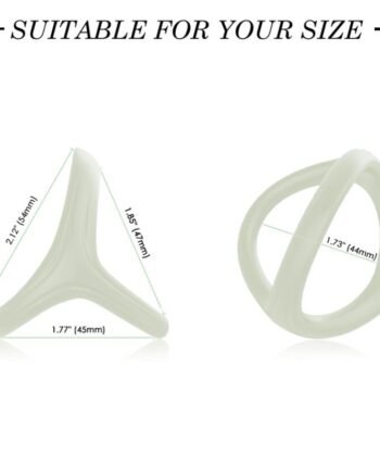 Visão alternativa de ARMONY - TRESOR ANEL DUPLO DE SILICONE LUMINOSO