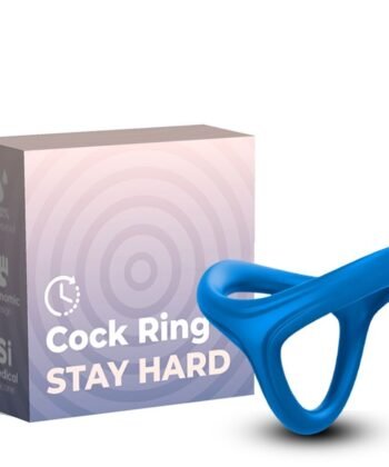 ARMONY - ANEL DUPLO SILICONE TRESOR AZUL