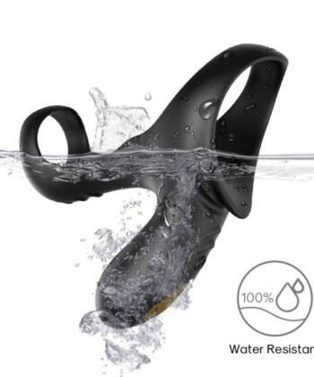 Visão alternativa de ARMONY - ANEL VIBRADOR DUPLO RANGER PARA CASAIS PRETO