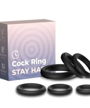 ARMONY - ANÉIS DE BLOQUEIO SILICONE PRETO