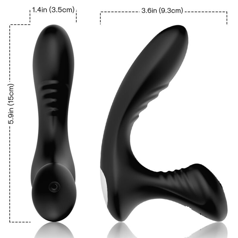 ARMONY - STORM VIBRADOR ANAL PRÓSTATA E PLUG CONTROLE REMOTO PRETO - Imagem 3