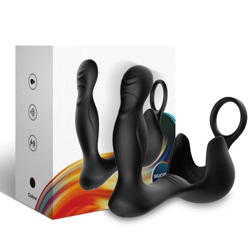 ARMONY - VIBRADOR SURROUND ANAL E ESTIMULADOR TESTICULOS E ANEL CONTROLE REMOTO PRETO - Imagem 3