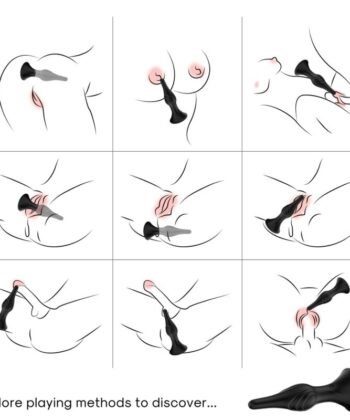 ARMONY - VIBRADOR E PLUG ANAL CONTROLE REMOTO PRETO - Imagem 3