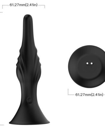 ARMONY - VIBRADOR E PLUG ANAL CONTROLE REMOTO PRETO - Imagem 4