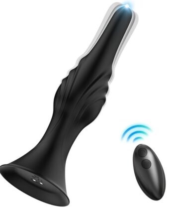 ARMONY - VIBRADOR E PLUG ANAL CONTROLE REMOTO PRETO