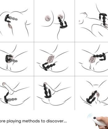 Visão alternativa de ARMONY - VIBRADOR E ESTIMULADOR MANFUN PLUG ANAL CONTROLE REMOTO PRETO