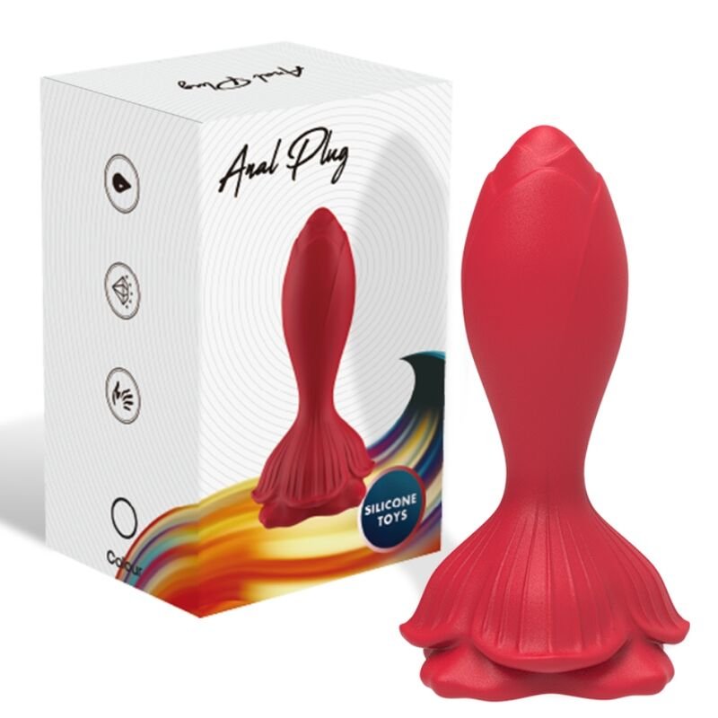 ARMONY - VIBRADOR ROSA E PLUG ANAL PEQUENO CONTROLE REMOTO VERMELHO - Imagem 2