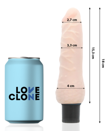 Visão alternativa de LOVECLONE - SVEN VIBRADOR REALÍSTICO SELF LUBRICATION 18.5 CM -O- 3.3 CM