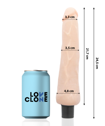 Visão alternativa de LOVECLONE - RAGNAR VIBRADOR REALÍSTICO SELF LUBRICATION 24.5 CM -O- 3.5 CM